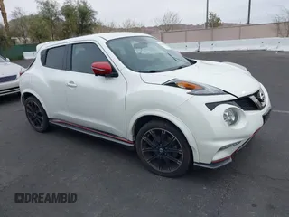 2015 Nissan Juke SL z VIN JN8AF5MV9FT561556, wystawiony jako IAAI lot #41820133 z przebiegiem 98 190 mil mil oraz . Historia ofert i sprzedaży dostępna na DreamBid. Obrazek 1.
