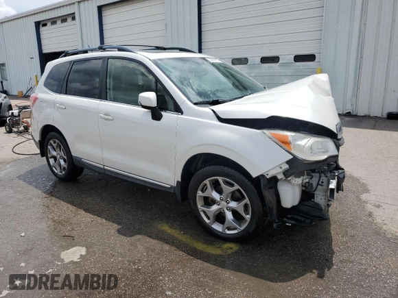 2015 Subaru Forester Touring with VIN JF2SJAWC2FH546713, listed as a Copart auction lot 55292015 with 205,355 mi miles and Salvage title. Bid and sale history available at DreamBid. Image 4.