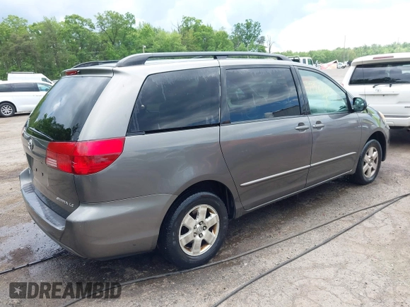 2004 Toyota Sienna CE with VIN 5TDZA23C84S000367, listed as a IAAI auction lot 42176600 with 182,817 mi miles and . Bid and sale history available at DreamBid. Image 4.