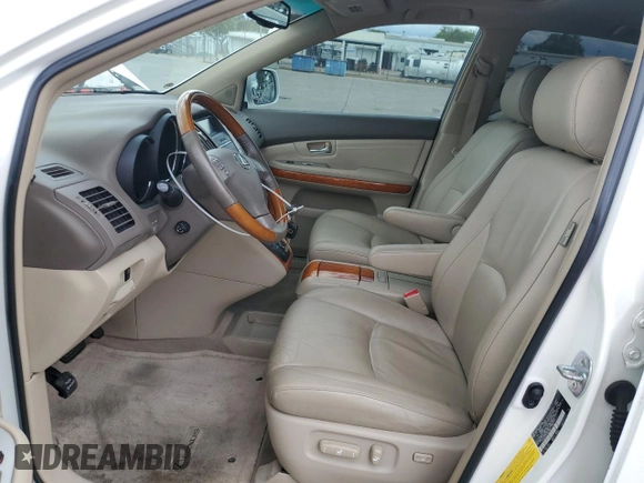 2007 Lexus RX 350 with VIN 2T2HK31U27C035599, listed as a Copart auction lot 56703095 with 58,859 mi miles and Salvage Title. Bid and sale history available at DreamBid. Image 7.