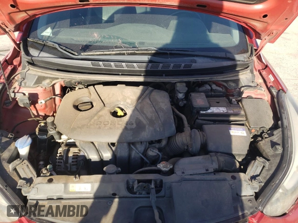 2014 Hyundai Elantra SE z VIN KMHDH4AE6EU052627, wystawiony jako Copart lot #49247275 z przebiegiem 133 647 mil mil oraz Szkoda całkowita • Salvage title. Historia ofert i sprzedaży dostępna na DreamBid. Obrazek 11.