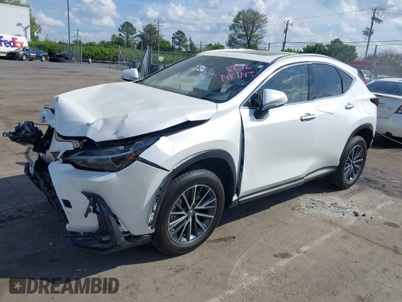 2025 Lexus NX 350h Premium with VIN JTJGKCEZ6S5028826, listed as a IAAI auction lot 41966577 with 3,936 mi miles and . Bid and sale history available at DreamBid. Image 18.