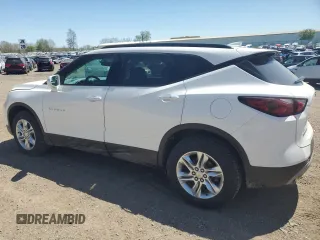 2020 Chevrolet Blazer LT with VIN 3GNKBHRS8LS616636, listed as a Copart auction lot 56237955 with 115,118 mi miles and Non repairable. Bid and sale history available at DreamBid. Image 2.