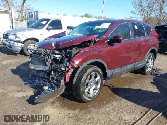 2017 Honda CR-V EX-L with VIN 2HKRW2H84HH638150, listed as a IAAI auction lot 41828859 with Not Provided miles. Bid and sale history available at carsss.com. Image 2.