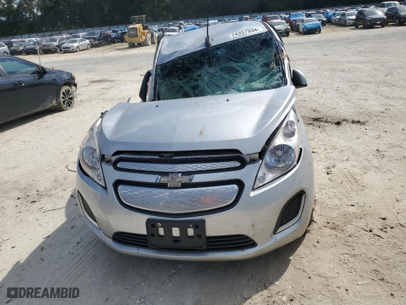 2016 Chevrolet Spark EV LT with VIN KL8CL6S04GC604723, listed as a Copart auction lot 74357934 with 0 miles and Salvage Title. Bid and sale history available at carsss.com. Image 5.
