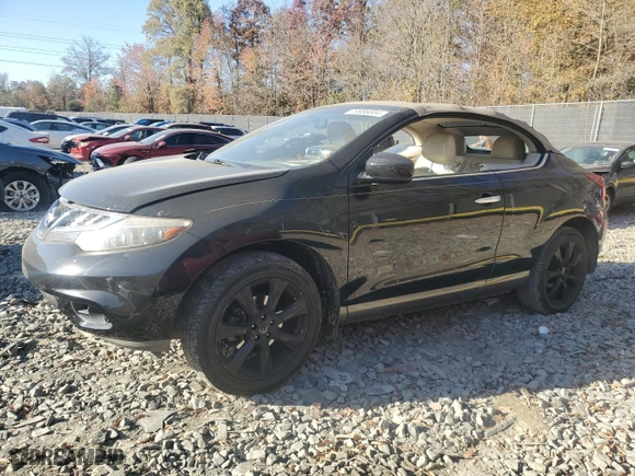 2013 Nissan Murano CrossCabriolet with VIN JN8AZ1FY3DW200116, listed as a Copart auction lot 78986004 with 134,029 mi miles and Salvage Title. Bid and sale history available at carsss.com. Image 1.