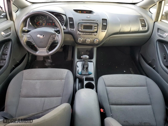 2017 Kia Forte LX with VIN 3KPFK4A70HE017035, listed as a Copart auction lot 45989945 with 87,280 mi miles and Clean Title. Bid and sale history available at carsss.com. Image 8.