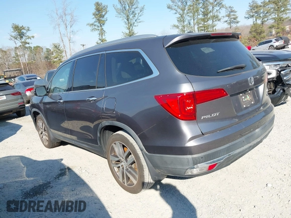 2016 Honda Pilot Elite with VIN 5FNYF6H01GB050555, listed as a IAAI auction lot 41670197 with 140,000 mi miles. Bid and sale history available at carsss.com. Image 3.