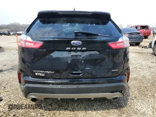 2022 Ford Edge Titanium with VIN 2FMPK4K91NBA74220, listed as a Copart auction lot 52184665 with 9,391 mi miles and Salvage Title. Bid and sale history available at carsss.com. Image 6.