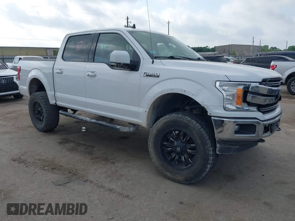 2019 Ford F-150 XL with VIN 1FTEW1E51KKC41183, listed as a IAAI auction lot 42049732 with 113,451 mi miles and . Bid and sale history available at DreamBid. Image 1.