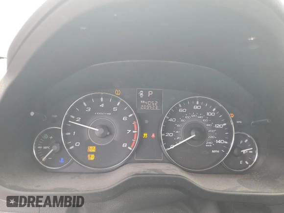 2012 Subaru Legacy Premium with VIN 4S3BMBC6XC3015245, listed as a Copart auction lot 62282425 with 209,523 mi miles and Salvage title. Bid and sale history available at DreamBid. Image 9.