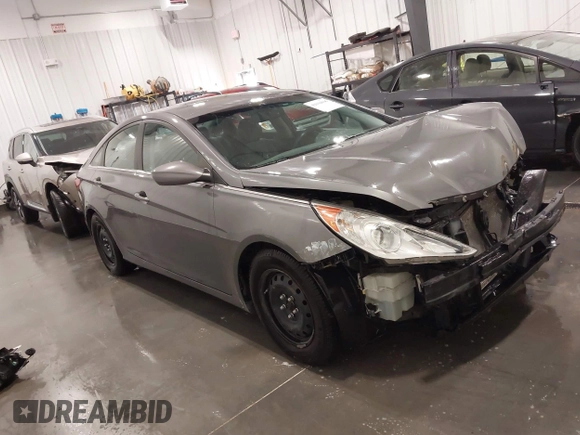 2011 Hyundai Sonata GLS with VIN 5NPEB4AC9BH028272, listed as a IAAI auction lot 42044836 with 132,696 mi miles. Bid and sale history available at carsss.com. Image 1.