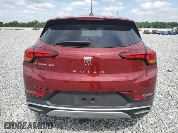 2024 Buick Encore GX Preferred with VIN KL4AMBSL5RB185587, listed as a Copart auction lot 55516535 with 8,128 mi miles and Salvage title. Bid and sale history available at DreamBid. Image 6.