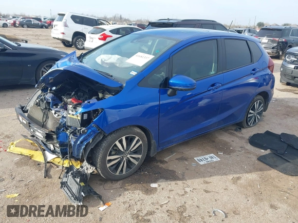 2019 Honda Fit EX with VIN 3HGGK5H80KM743176, listed as a IAAI auction lot 41681337 with 54,916 mi miles and . Bid and sale history available at DreamBid. Image 17.