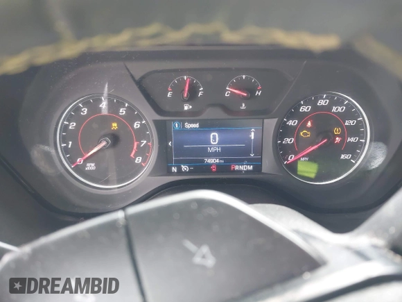 2020 Chevrolet Camaro 1LT with VIN 1G1FB1RX1L0108280, listed as a IAAI auction lot 42167642 with 74,904 mi miles and . Bid and sale history available at DreamBid. Image 7.