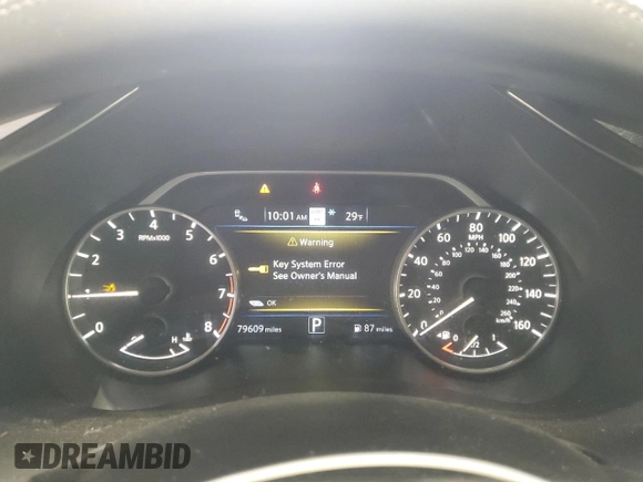 2021 Nissan Murano SL with VIN 5N1AZ2CS6MC131050, listed as a Copart auction lot 43471015 with 79,609 mi miles and Salvage Title. Bid and sale history available at DreamBid. Image 9.