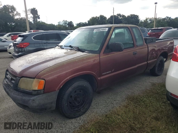 1998 Isuzu Hombre z VIN 1GGCS19X0W8650520, wystawiony jako Copart lot #73962444 z przebiegiem Nie podano mil oraz Szkoda całkowita • Salvage title. Historia ofert i sprzedaży dostępna na DreamBid. Obrazek 1.