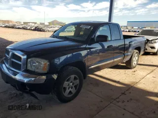 2005 Dodge Dakota with VIN 1D7HE52N45S138782, listed as a Copart auction lot 46602825 with 182,172 mi miles and Salvage title. Bid and sale history available at DreamBid. Image 1.