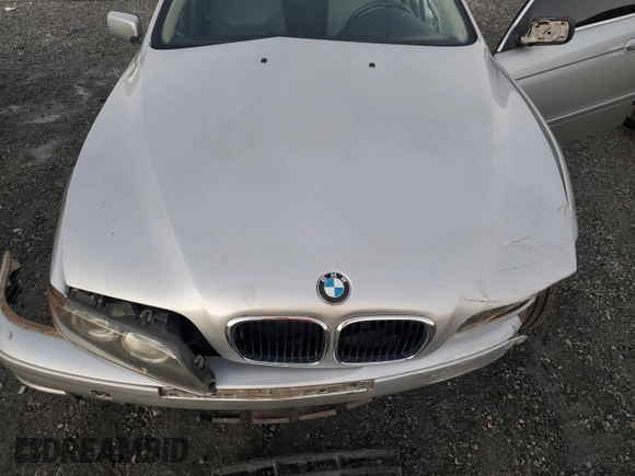 2001 BMW 5 Series 525iA with VIN WBADT43451GF58319, listed as a Copart auction lot 88724465 with 0 mi miles and Salvage Title. Bid and sale history available at carsss.com. Image 11.