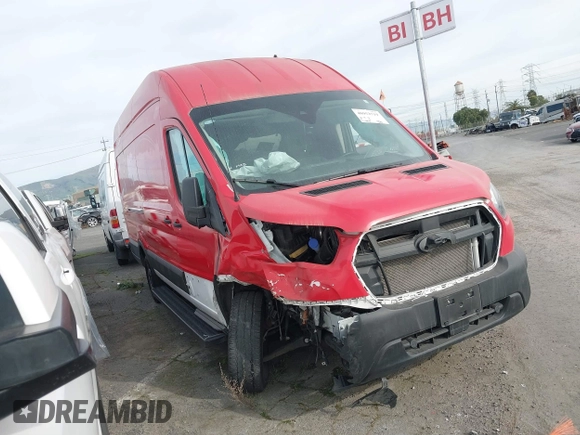 2023 Ford Transit Cargo with VIN 1FTBW3X85PKB46431, listed as a IAAI auction lot 40953719 with 17,997 mi miles. Bid and sale history available at carsss.com. Image 1.