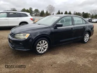 2015 Volkswagen Jetta Sedan 1.8T SE with VIN 3VWD07AJ4FM304789, listed as a Copart auction lot 52968095 with 91,867 mi miles and Salvage Title. Bid and sale history available at carsss.com. Image 1.