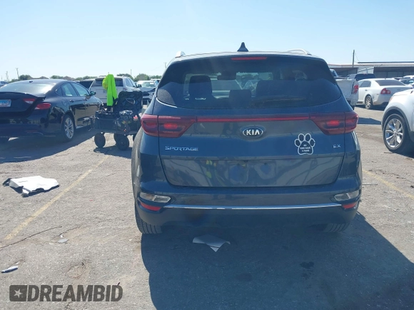 2021 Kia Sportage EX with VIN KNDPN3AC1M7889706, listed as a IAAI auction lot 41948559 with 52,329 mi miles and . Bid and sale history available at DreamBid. Image 15.