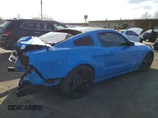 2013 Ford Mustang GT with VIN 1ZVBP8CFXD5283712, listed as a Copart auction lot 49121165 with 68,032 mi miles and Salvage Title. Bid and sale history available at carsss.com. Image 3.
