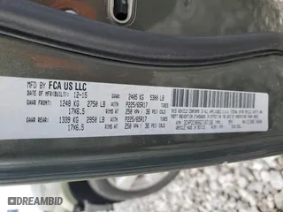 2016 Dodge Journey SE with VIN 3C4PDCAB9GT187126, listed as a Copart auction lot 46123345 with 123,036 mi miles and Salvage Title. Bid and sale history available at carsss.com. Image 14.