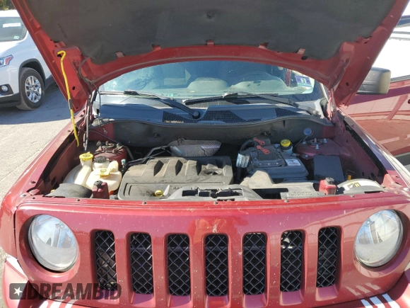 2017 Jeep Patriot Sport with VIN 1C4NJPBB6HD207412, listed as a Copart auction lot 75537244 with 96,493 mi miles and Salvage title. Bid and sale history available at DreamBid. Image 12.