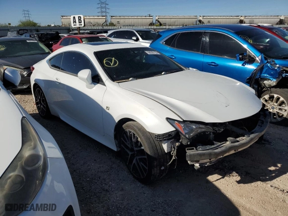 2015 Lexus RC 350 with VIN JTHHE5BC6F5000846, listed as a Copart auction lot 68505124 with 112,541 mi miles and Salvage Title. Bid and sale history available at carsss.com. Image 4.
