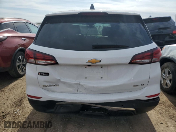 2023 Chevrolet Equinox LT with VIN 3GNAXTEG8PS166168, listed as a Copart auction lot 52939185 with 24,356 mi miles and Non repairable. Bid and sale history available at DreamBid. Image 6.