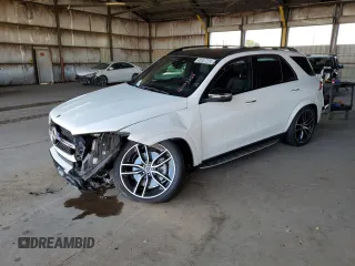 2021 Mercedes-Benz GLE 580 with VIN 4JGFB8GB3MA443409, listed as a Copart auction lot 40007224 with 26,726 mi miles and . Bid and sale history available at DreamBid. Image 1.