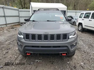 2021 Jeep Compass Trailhawk with VIN 3C4NJDDB2MT566157, listed as a Copart auction lot 51652255 with 47,284 mi miles and Salvage title. Bid and sale history available at DreamBid. Image 5.