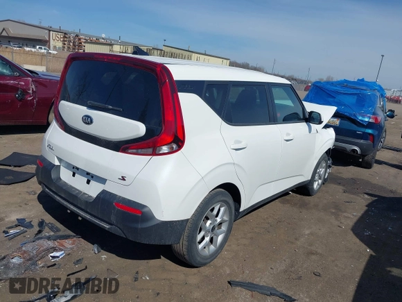 2021 Kia Soul S with VIN KNDJ23AUXM7124839, listed as a IAAI auction lot 41860802 with 38,856 mi miles and . Bid and sale history available at DreamBid. Image 4.
