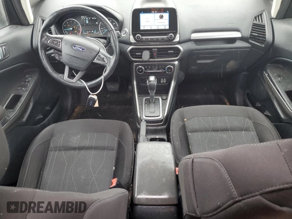 2018 Ford EcoSport SE with VIN MAJ3P1TE7JC173333, listed as a Copart auction lot 58166195 with 60,290 mi miles and Salvage title. Bid and sale history available at DreamBid. Image 8.