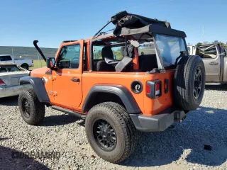 2018 Jeep Wrangler Sport with VIN 1C4GJXAG9JW282802, listed as a Copart auction lot 75557104 with 86,708 mi miles and Salvage Title. Bid and sale history available at carsss.com. Image 2.