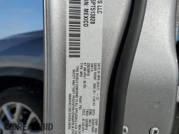 2023 Jeep Compass Latitude Lux с VIN 3C4NJDFN6PT513828, выставлен на аукционе Copart как лот 52940125 с пробегом 63 204 миль миль и Списание • Salvage title. История ставок и продаж доступна на DreamBid. Изображение 15.