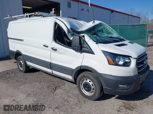 2020 Ford Transit Cargo with VIN 1FTBR1Y8XLKA84383, listed as a IAAI auction lot 41519121 with 61,410 mi miles and . Bid and sale history available at DreamBid. Image 1.