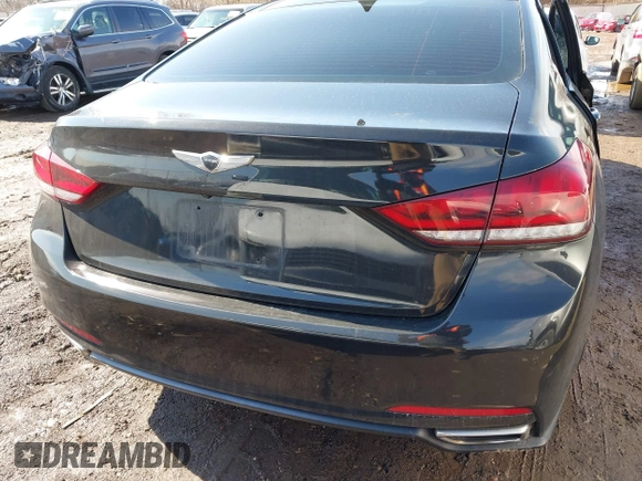 2017 Genesis G80 3.8L with VIN KMHGN4JEXHU178323, listed as a IAAI auction lot 41678966 with 63,268 mi miles. Bid and sale history available at carsss.com. Image 17.