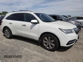 2016 Acura MDX w/Advance with VIN 5FRYD4H91GB029793, listed as a Copart auction lot 52974795 with 75,543 mi miles and Salvage Title. Bid and sale history available at carsss.com. Image 4.