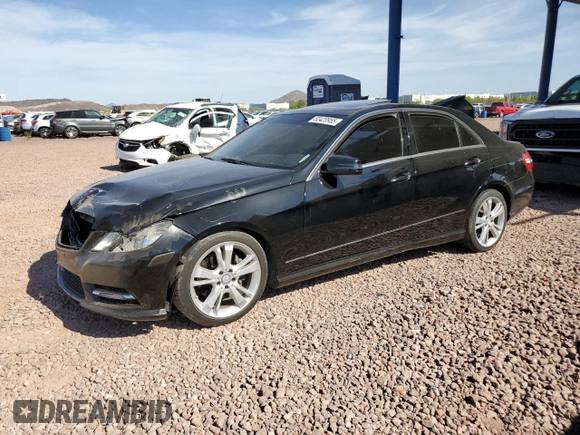 2013 Mercedes-Benz E 350 Luxury with VIN WDDHF5KB2DA769117, listed as a Copart auction lot 52420955 with 99,530 mi miles and Salvage Title. Bid and sale history available at DreamBid. Image 1.