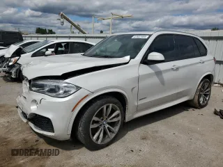 2015 BMW X5 xDrive35i z VIN 5UXKR0C5XF0P01321, wystawiony jako Copart lot #57637455 z przebiegiem Nie podano mil oraz Szkoda całkowita • Salvage title. Historia ofert i sprzedaży dostępna na DreamBid. Obrazek 1.