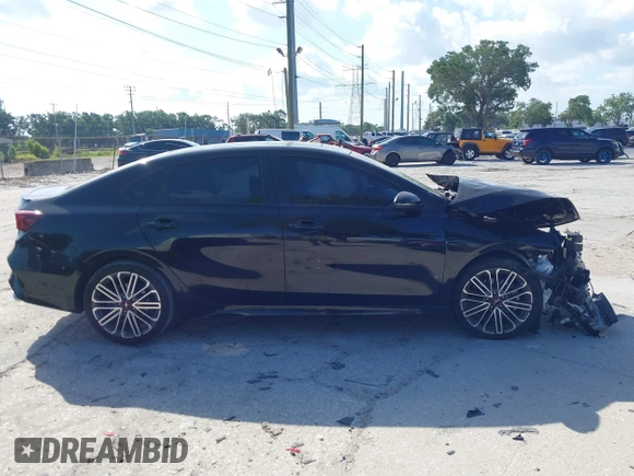2023 Kia Forte GT with VIN 3KPF44AC0PE678151, listed as a IAAI auction lot 42016937 with 15,882 mi miles and . Bid and sale history available at carsss.com. Image 13.