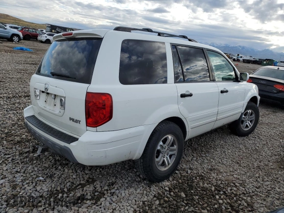 2005 Honda Pilot EX-L z VIN 5FNYF18505B042748, wystawiony jako Copart lot #56696285 z przebiegiem 181 638 mil mil oraz Szkoda całkowita • Salvage title. Historia ofert i sprzedaży dostępna na DreamBid. Obrazek 3.