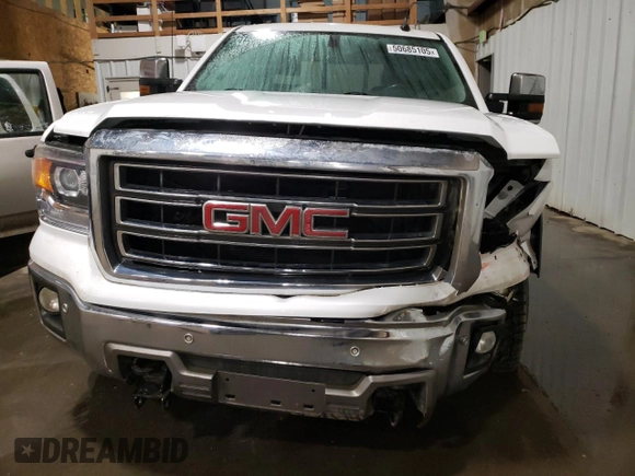 2015 GMC Sierra 1500 SLT with VIN 3GTU2VEC2FG151454, listed as a Copart auction lot 50685105 with 136,283 mi miles and Salvage Title. Bid and sale history available at DreamBid. Image 5.