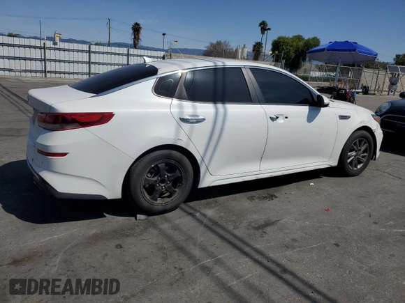 2019 Kia Optima S with VIN 5XXGT4L30KG283939, listed as a Copart auction lot 51722455 with 168,548 mi miles and Clean Title. Bid and sale history available at carsss.com. Image 3.
