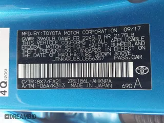 2018 Toyota Corolla iM with VIN JTNKARJE8JJ556357, listed as a IAAI auction lot 41687151 with 111,530 mi miles. Bid and sale history available at carsss.com. Image 9.