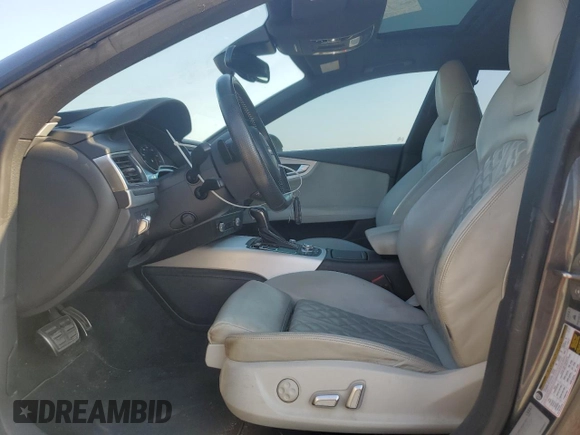 2017 Audi A7 Premium Plus with VIN WAUW3AFC9HN063540, listed as a Copart auction lot 65662994 with 53,132 mi miles and Salvage Title. Bid and sale history available at carsss.com. Image 7.