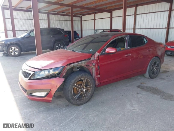 2012 Kia Optima EX with VIN 5XXGN4A7XCG059742, listed as a IAAI auction lot 41969186 with 1 mi miles. Bid and sale history available at carsss.com. Image 2.