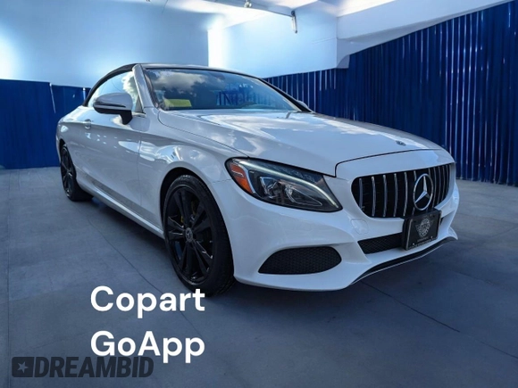 2018 Mercedes-Benz C 300 with VIN WDDWK4JB8JF615198, listed as a Copart auction lot 46745795 with 106,638 mi miles and Clean Title. Bid and sale history available at DreamBid. Image 1.